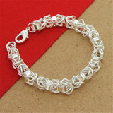 925 Silver Bracelet for Men and Women Gift
