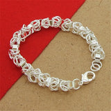 925 Silver Bracelet for Men and Women Gift