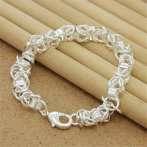 925 Silver Bracelet for Men and Women Gift