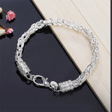 925 Sterling Silver Bracelet Wedding Party Christmas Fine Jewelry