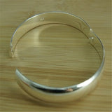 925 Silver Bracelet Open Bangle Wedding Jewelry Gift