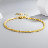 925 Silver Bracelet 18k Sparkling Wedding Party Gift