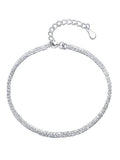 925 Silver Bracelet 18k Sparkling Wedding Party Gift