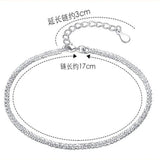 925 Silver Bracelet 18k Sparkling Wedding Party Gift