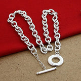 925 Sterling Silver Chain Link Necklaces Men Women Jewelry