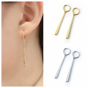Minimalist 925 Silver Ear Hoop Earrings