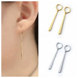 Minimalist 925 Silver Ear Hoop Earrings