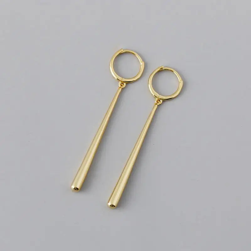 Minimalist 925 Silver Ear Hoop Earrings