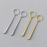 Minimalist 925 Silver Ear Hoop Earrings