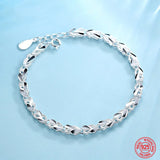 925 Silver Multiple Styles Bracelet Chain For Women Wedding Party