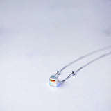 925 Silver Crystal Tassel Anklet for Women Charm Gift