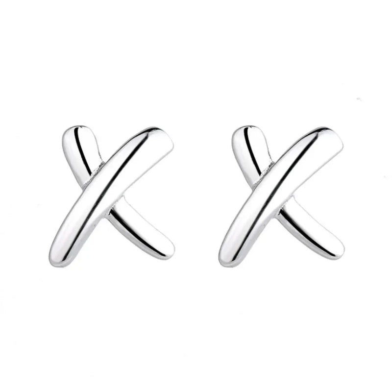 925 Sterling Silver Five-Leaf Flower Earrings For Women