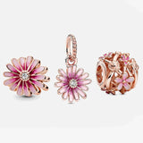 925 Silver Garden Spring Charm Pendant for Bracelet Necklace Jewelry