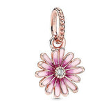 925 Silver Garden Spring Charm Pendant for Bracelet Necklace Jewelry