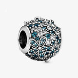 925 Silver Garden Spring Charm Pendant for Bracelet Necklace Jewelry