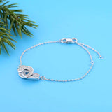925 Silver Handcuff Bracelets Adjustable Women Fine Jewelry