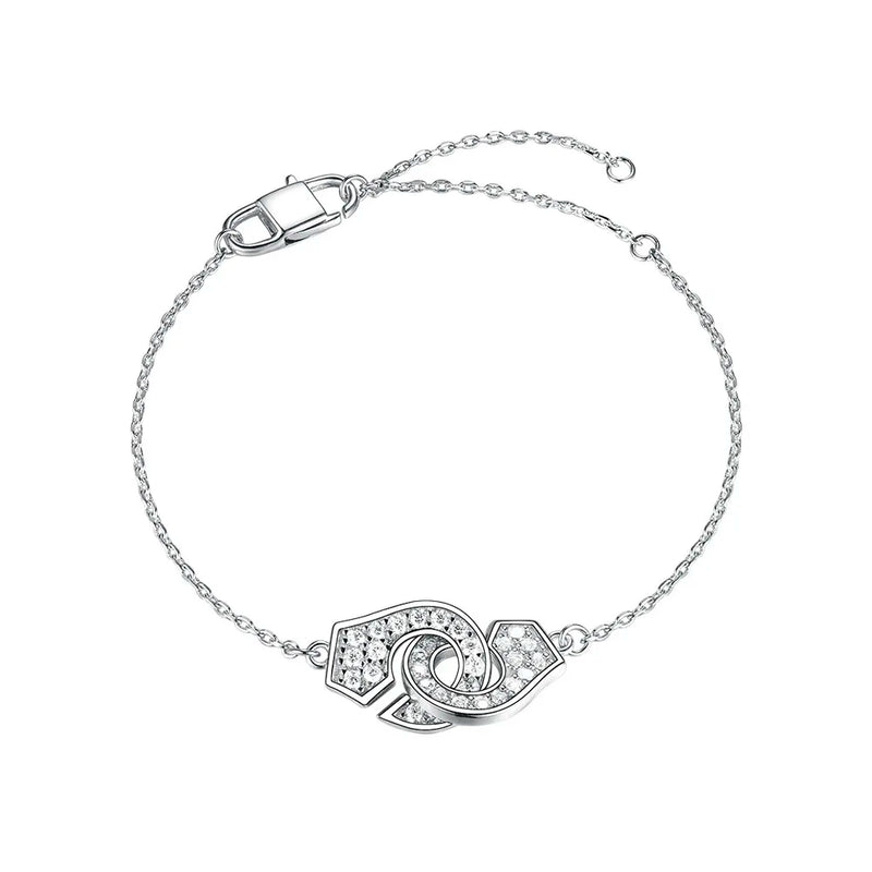 925 Silver Handcuff Bracelets Adjustable Women Fine Jewelry