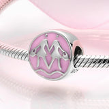 925 Silver Heart Sister Beads for Charm Bracelet