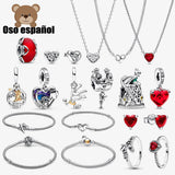 925 Sterling Silver Mouse Jewelry Set