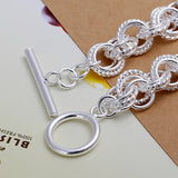 925 Silver Bracelets Party Circle Wedding