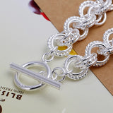 925 Silver Bracelets Party Circle Wedding