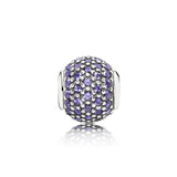 925 Silver Small Hole Beads Green Kristal Gift