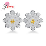 925 Silver Lotus Flower Jewelry Set for Women