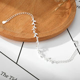 925 Sterling Silver Moonlight Forest Bracelets Leaves Branches Bangles
