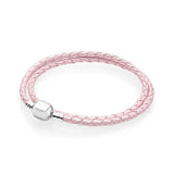 925 Silver Charm DIY Bracelet for Women - Bead Charm Bracelet Gift