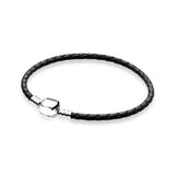 925 Sterling Silver Charm Bracelet, Bead Charm Jewelry Gift