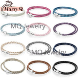 925 Sterling Silver DIY Bracelet for Bead Charm Female Jewelry Gift