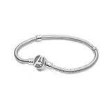 925 Silver Crown Letter O Chain Bracelet for Women