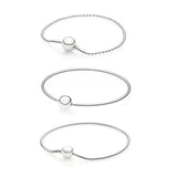 925 Sterling Silver Small Hole Essence Series Bracelet