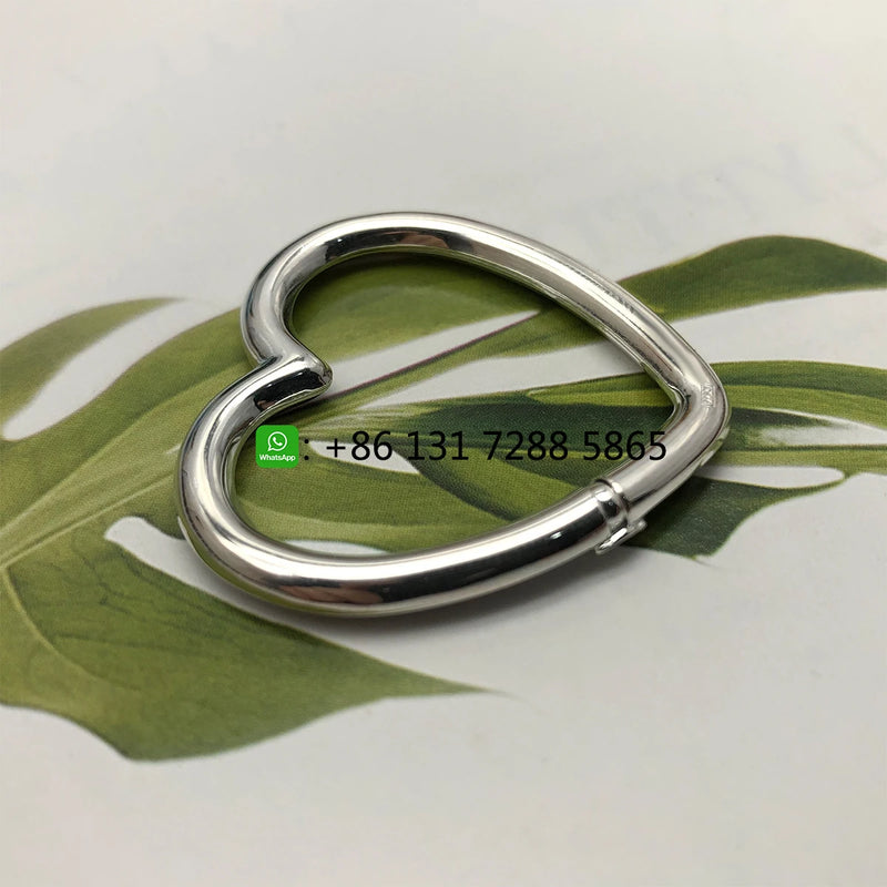 925 Silver Spanish Bear Heart Pendant DIY Jewelry