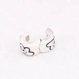 925 Sterling Silver Double Love Heart Clip Beads for Bracelet