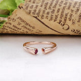 925 Silver Bow Ring with Heart Logo - Woman Jewelry