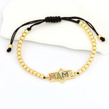 Adjustable Bracelet Copper Zirconia 6 Styles for Women Mom Party Birthday