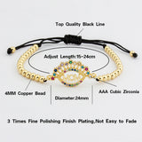 Adjustable Bracelet Copper Zirconia 6 Styles for Women Mom Party Birthday