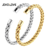 Adjustable Stainless Steel Wire Bangle Bracelet for Women Men Couples