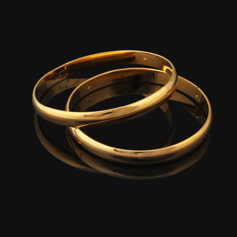 African & Iranian 18K Bangles Bracelet
