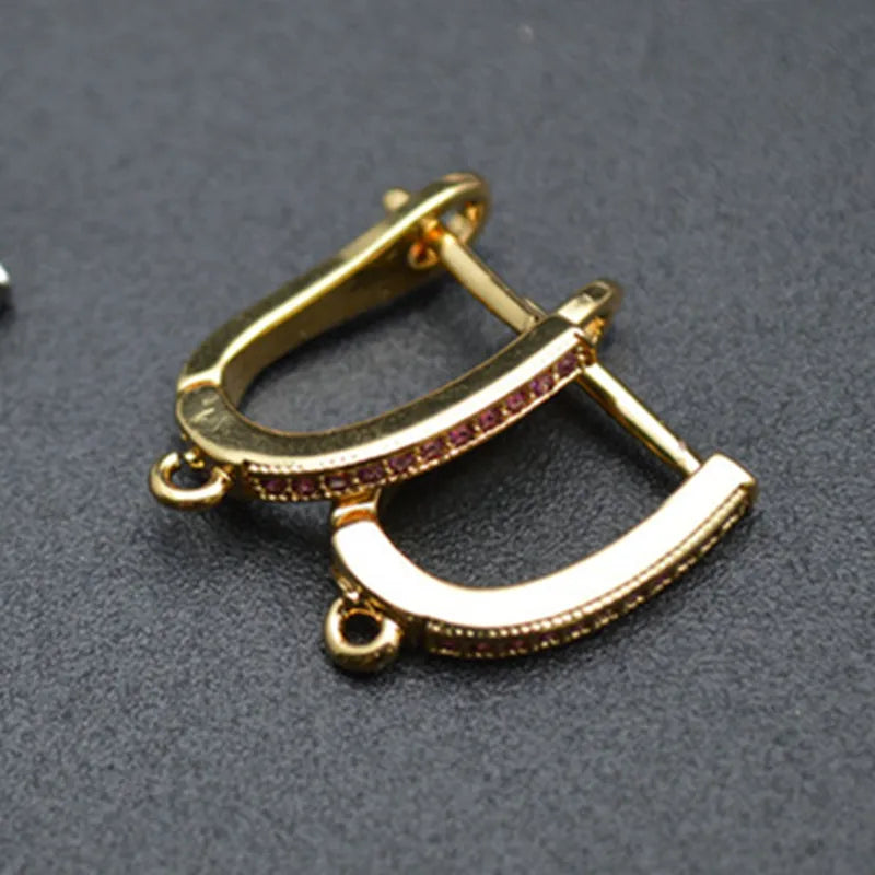 Anti Fade Metal Arched Shape Earring Hooks 20pc Lot