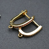 Anti Fade Metal Arched Shape Earring Hooks 20pc Lot