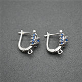 Zircon Metal Earring Hooks Jewelry Findings 20pc Lot