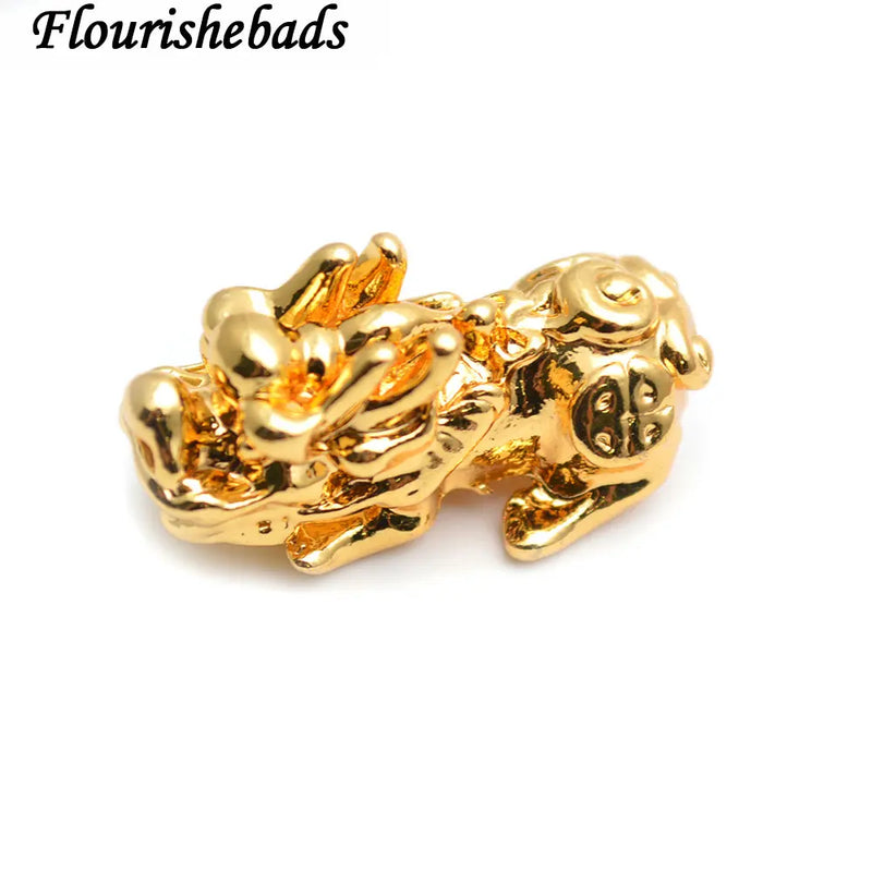 Anti-rust Plating Lucky Money Pixiu Metal Bead Charms