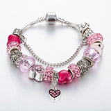 Antique Heart Charm Bracelet for Women