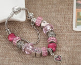 Antique Heart Charm Bracelet for Women
