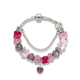 Antique Heart Charm Bracelet for Women