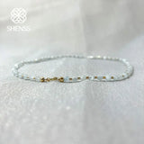 Aquamarine Crystal Necklace For Men and Women