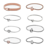 Silver Snake Chain Bracelet for Charms