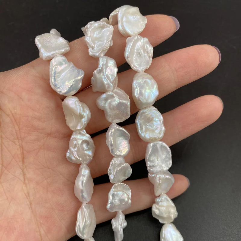 High Baroque Pearl Beads Irregular Natural Freshwater Pearls DIY Jewelry Making
